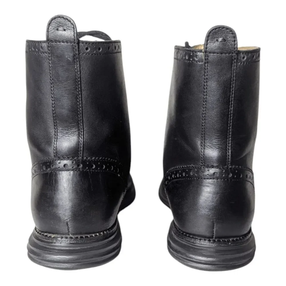 COLE HAAN Lunarguard Waterproof Leather Wingtip Boot Size 10.5M